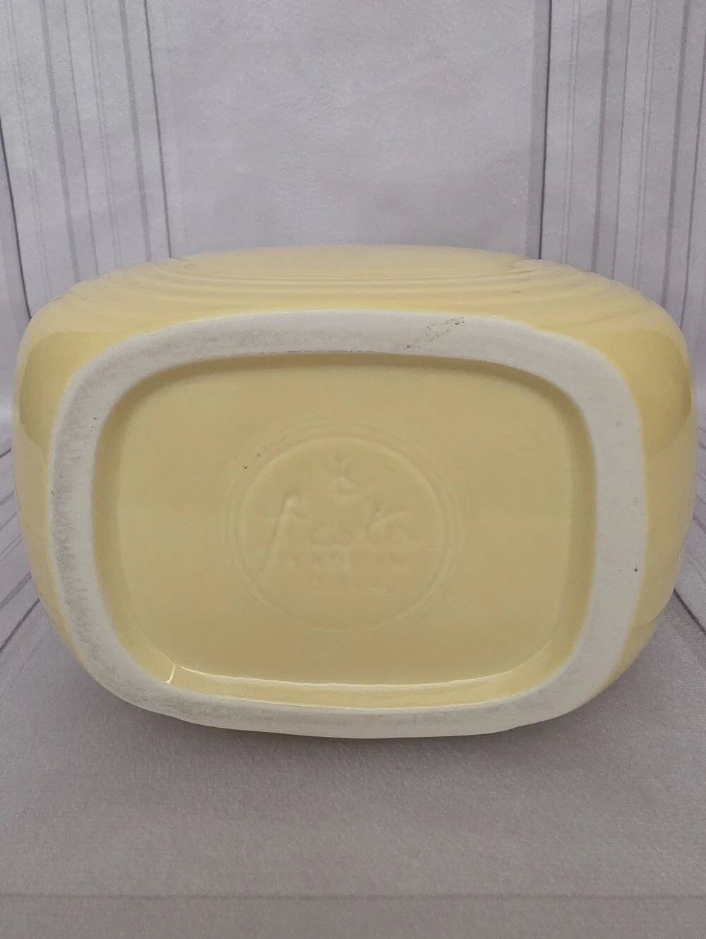 Vintage Fiestaware New Yellow Disc Pitcher
